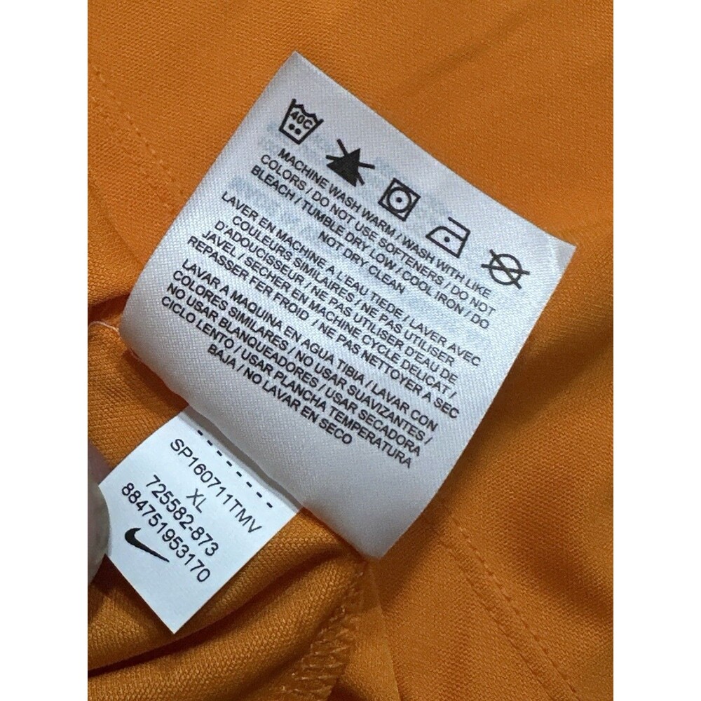 Nike Polo Shirt Womens Size XL Orange Victory Performance Polo NWT  *READ** - Picture 10 of 11